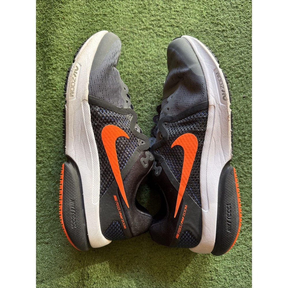 Nike React Air Zoom Prevail Sneakers Grey Hyper Crimson‎ DA1102-004 Size 10.5